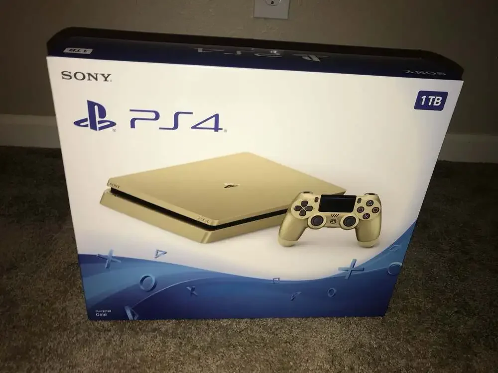 Sony PlayStation 4 PS4 1TB Slim Console Gold Edition CUH-2015B